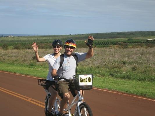 Kaanapali Maui coffee farm experience on a bike - Fun things to do on Maui - Ride Smart Maui Lee on a guided tour