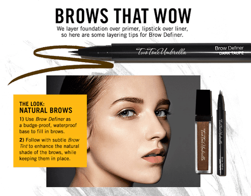 Brow that Wow!  TwoToneUmbrella