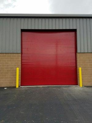 Custom Painted Rolling Commercial Doors