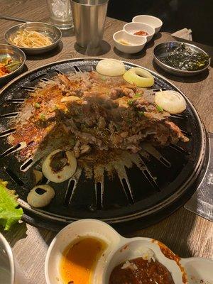 beef bulgogi ( not sure on that spelling )