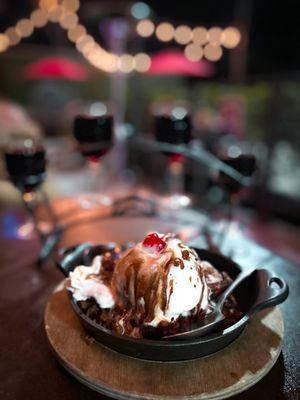 Texas Sheet Cake Brownie 5/5 Pairs perfectly with flight of red wine.