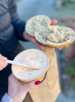 Calabrian chili cream cheese