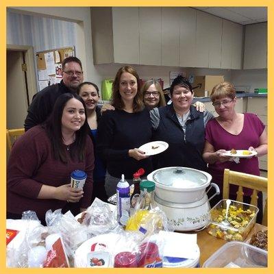 New Year's breakfast at the Boise office!