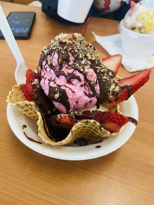 Sundae de Fresa