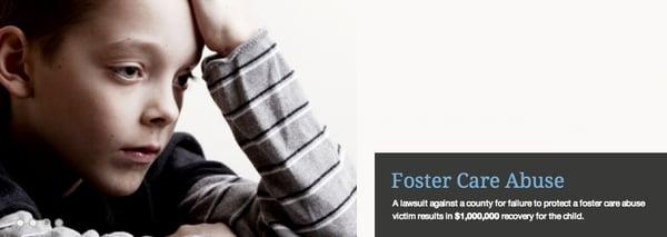 A thorough understanding of foster care abuse and it's consequences. The Law Offices of Andrew RItholz, Inc can help