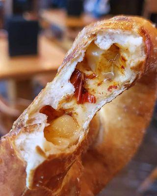 Chipotle Pepper & Smoked Gouda Stuffed Pretzel