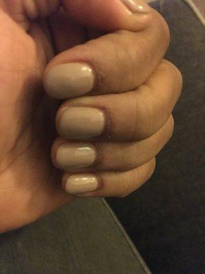 Nude gels. Simple, but well done!