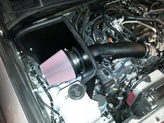 Installed a new Cold-Air Intake System on this Toyota Tundra