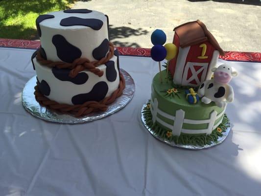 Tarah & staff made these amazing cakes for my son's 1st birthday party!