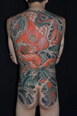 Backpiece by owner Erik Rieth