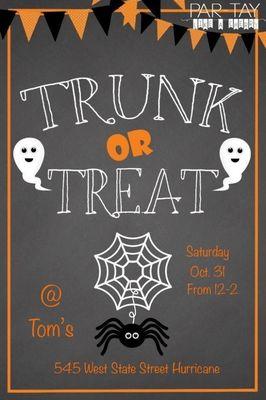 Come celebrate with us and get the kids a treat October 31