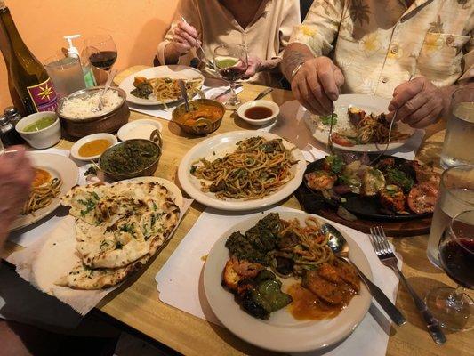 Chicken Vindaloo, Lamb Saag, Chicken Kawab, Lamb Noodles....