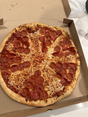 Pepperoni pizza