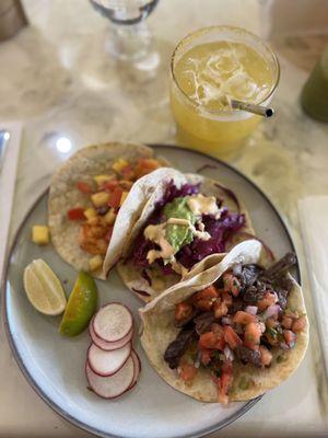 Camaron, Baja Fish, Carne Asada Taco