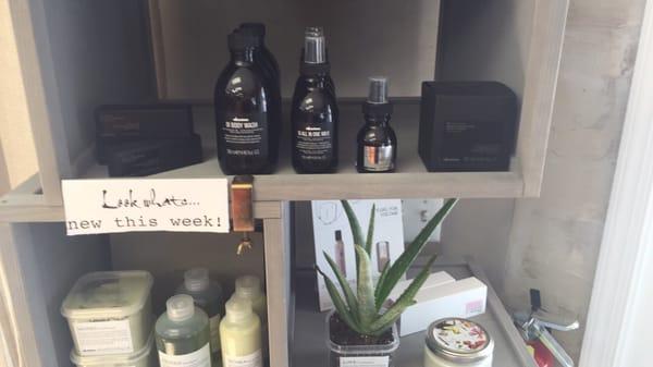 We carry great products in our salon called Davines