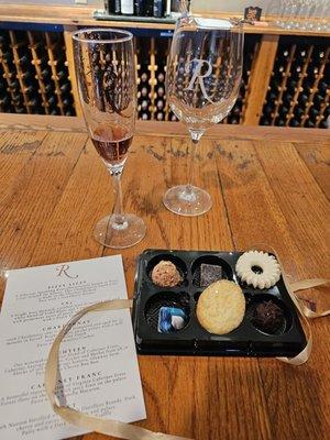 Tasting with confectionery pairing!