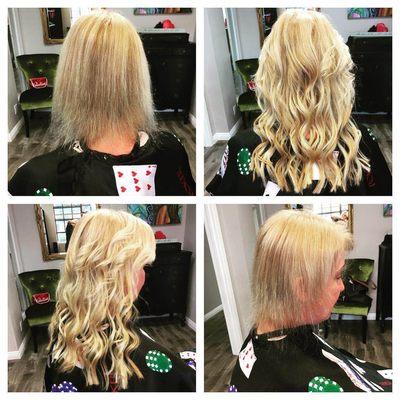 What a difference a day makes! Extensions By Emelia