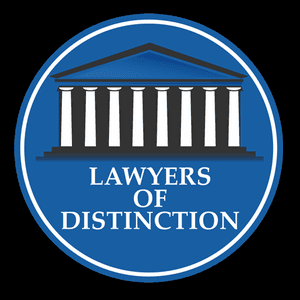 Lawyers of distinction award for The Accident Guys. We are Car Accident Lawyers and Personal Injury Attorneys.