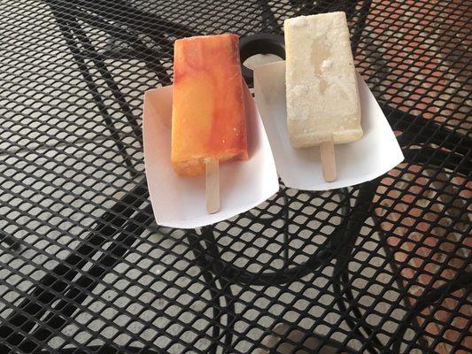 Mango Chili And Yellow Cherry Paletas