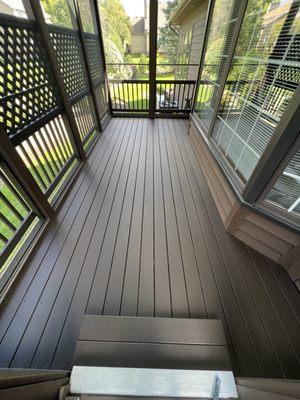 Deck painting service