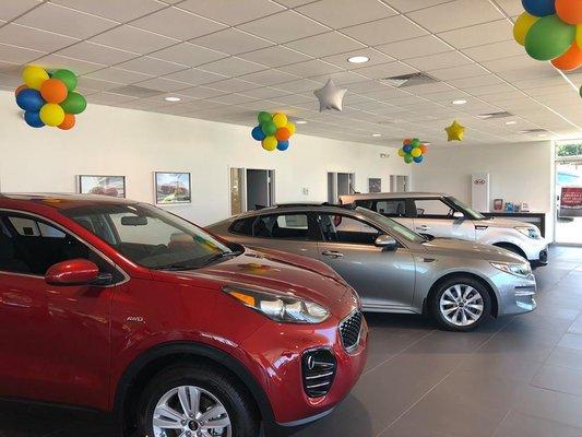 Showroom at Monroeville Kia in Monroeville, PA