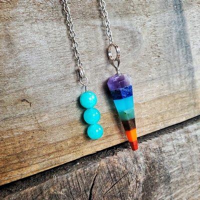 Handmade Chakra Pendulum made by a local witch.