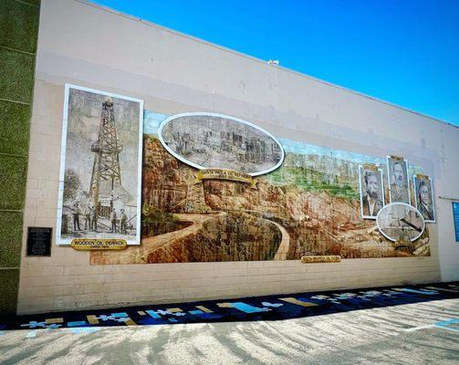 One of many murals around town!