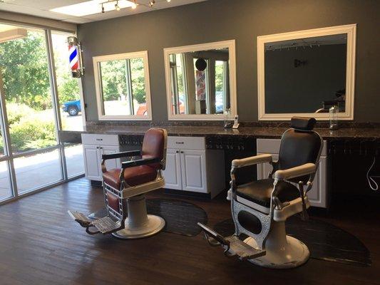 1920's barber chairs