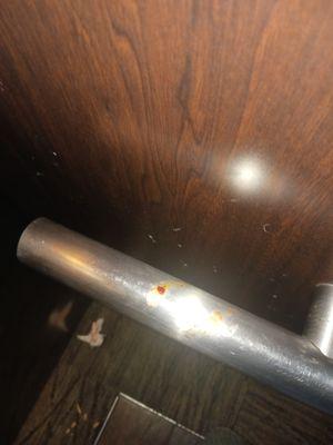 Blood in elevator