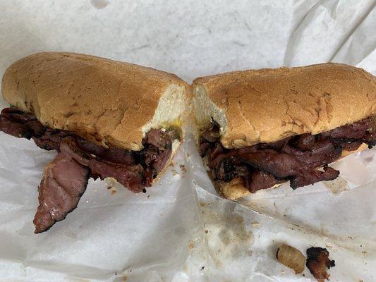 Hot Pastrami Sub