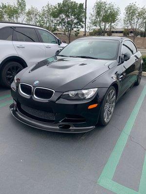 Carbon Fiber GT4 styled lip installed by HG Performance.