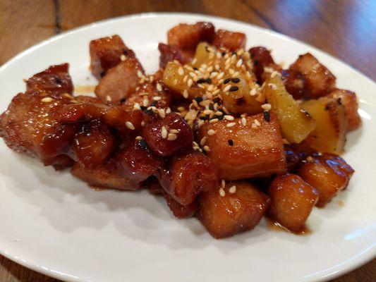 Teriyaki pork belly