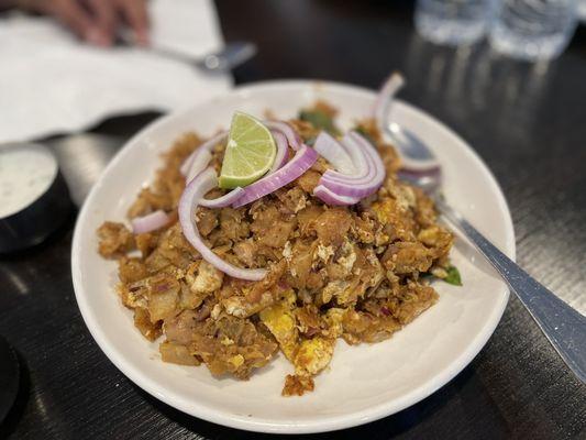 Egg Kothu Parotta