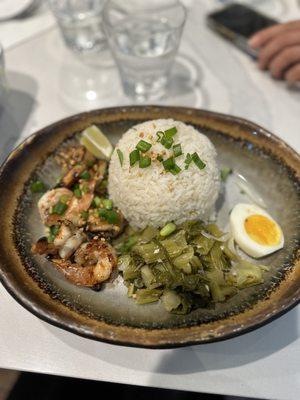 Create your own w/ rice and shrimp Grilled Shrimp Rice Platter