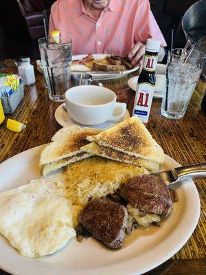 Angus Medallions and Eggs!