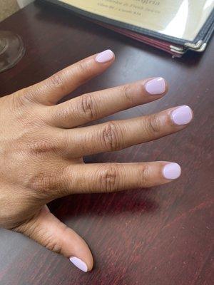 The best gel manicure I've ever had