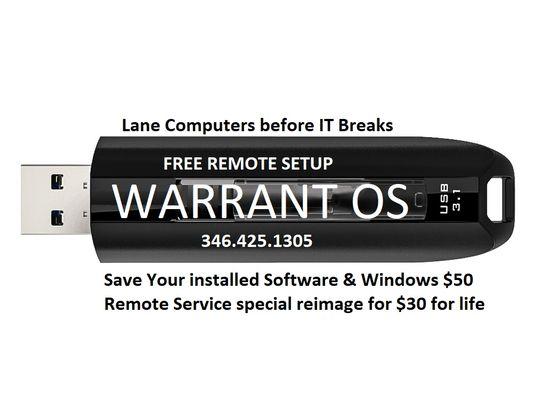 Save money on your computer or Laptop repair buy ordering this drive and letting us remotely set it up