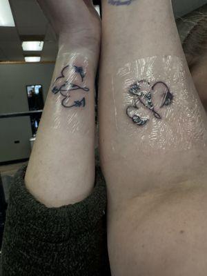 Mother and Daughter tattoos