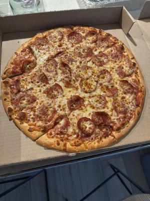 Pepperoni pizza