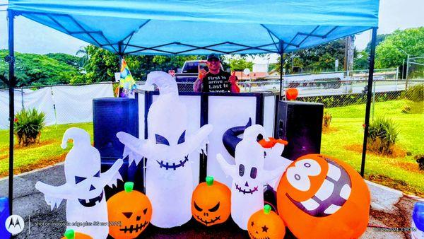 YMCA Hilo 2024 Halloween Carnival, 10/29, 4pm - 8pm. Cool tunes + beats by DJ SOLEROCKSTEADY.