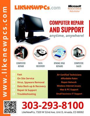 # 1 Computer repair and Service. Quick turn around!