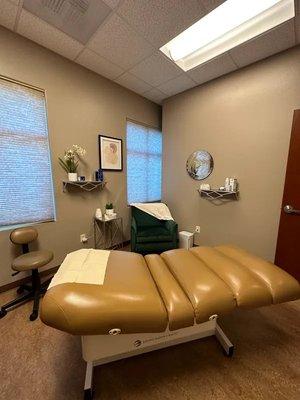 Here is our esthetician's room where she works her magic to rejuvenate and revitalize your skin's needs.