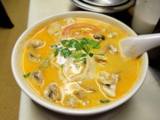 Tom Kha Soup with Chicken- best know as Tom Kha Kai