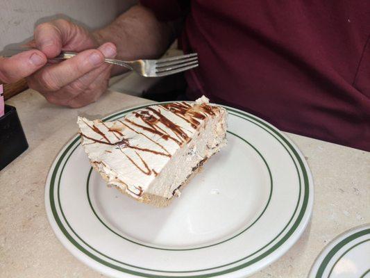 Chocolate peanut butter pie