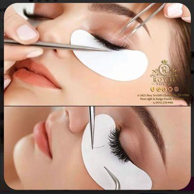 Enhance Your Beauty with Eyelash Extensions at Royal Nail Spa!