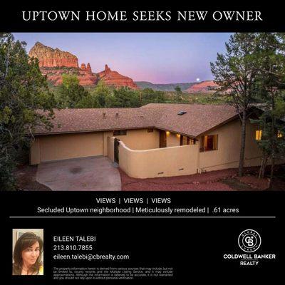 Secluded home with red rock views in Uptown