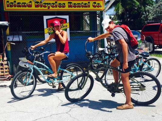 Our kids and friends from age 15 to 18 had a great time renting your bikes for a few hours.    Thank you !