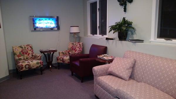 Our comfortable waiting room