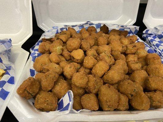 Fried okra