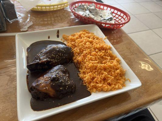 pollo con mole